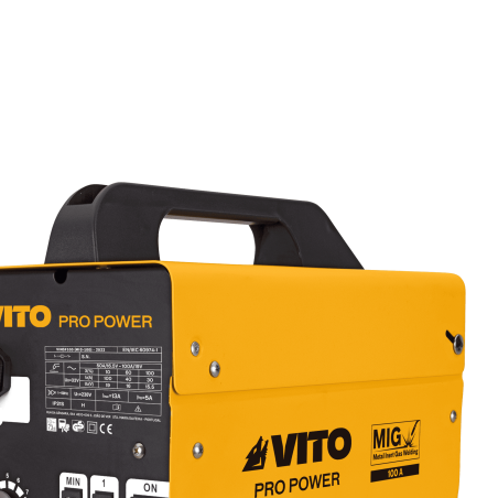 Poste à souder Mig sans gas 100A Régulation automatique du fil Torche directe VITO