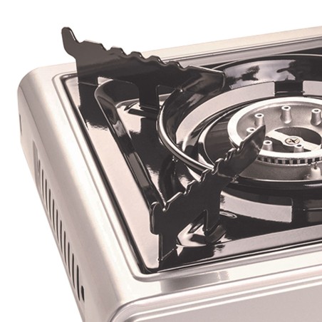 Réchaud à gaz 2200W Allumage piezo Double système de sécurité Mallette KEMPER