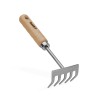 Kit 12 outils de jardin Manche bois Inox et Fer forgés à la main haute qualité traditionnelle  VITO