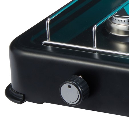 Plaque de cuisson gaz 3 feux 3000W Cuisinière à gaz portable Butane/Propane INTEC