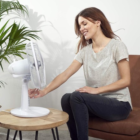 Ventilateur 40W Ø30cm 3 vitesses Oscillation/inclinaison réglable BLACK & DECKER