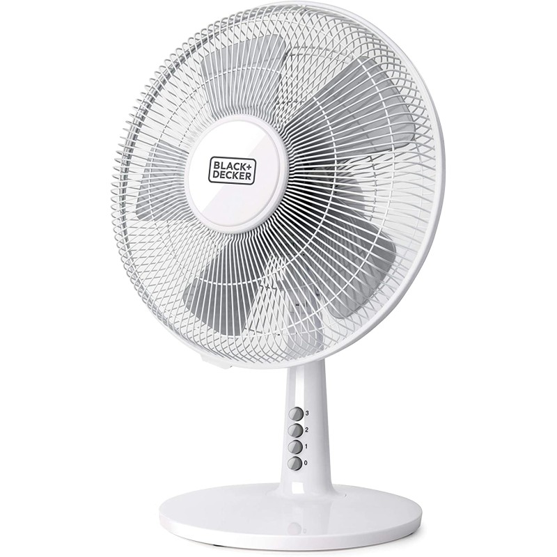 Ventilateur 40W Ø30cm 3 vitesses Oscillation/inclinaison réglable BLACK & DECKER