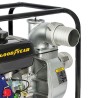 Pompe à eau Motopompe thermique 54m3/h Moteur Essence 4T OHV 6.5CV 196Cm3 Raccords 75mm Inondations Caves Piscines GOODYEAR