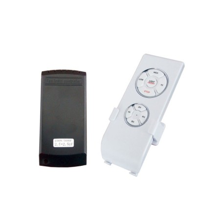 Ventilateur Plafonnier Eclairage 4 pales 60 W 3 vitesses Ø 121 cm Télécommande NIKLAS