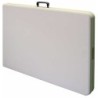 Table de jardin pliante 180x75xH74 cm Blanche Haute resistance Polypropylène Camping Réceptions KZ GARDEN