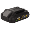 Pack 2 Aspirateurs à batterie 20V Eau Poussières Cendres + 2 Batterie lithium 2.0Ah + Chargeur Cuves INOX 20L et 12L VITO