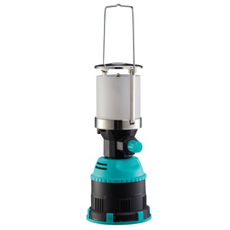 Lampe à gaz 450W Piezo Coque ABS + 8 cartouches de gaz 190gr Butane INTEC