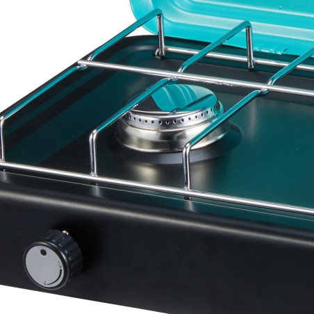 Plaque de cuisson gaz 3 feux 3000W Table de cuisson portable + Tuyau butane/propane INTEC