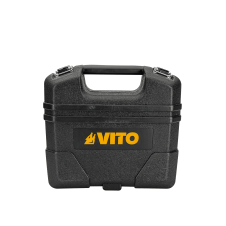 Perceuse sans fil 14,4 V 2 batteries lithium 2 Ah Chargeur rapide 1h LED et indicateur de charge VITO