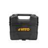 Perceuse sans fil 14,4 V 2 batteries lithium 2 Ah Chargeur rapide 1h LED et indicateur de charge VITO