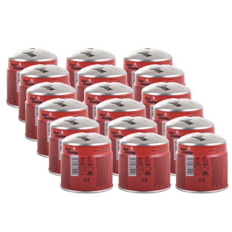 ALPEN - Pack 18 cartouches gaz 190g Butane Propane perçable sécurité stop-gaz