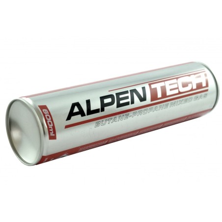 Pack de 12 Cartouches de gaz 330gr Butane propane mix 600ml Valve 7/16 ALPENTECH