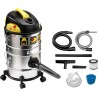 Aspirateur Eau Poussières et cendres + soufflant  1200W Cuve 2 x 14 L Polyvalent 4 en 1  LAVOR