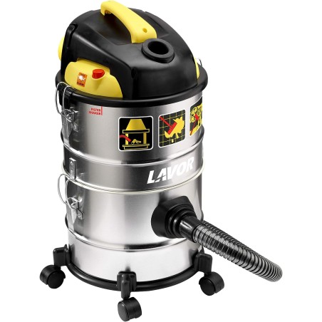 Aspirateur Eau Poussières et cendres + soufflant  1200W Cuve 2 x 14 L Polyvalent 4 en 1  LAVOR