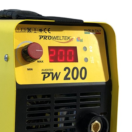 Poste à souder Inverter 200A Numérique Soudure Acier Inox Fonte + Mallette Proweltek