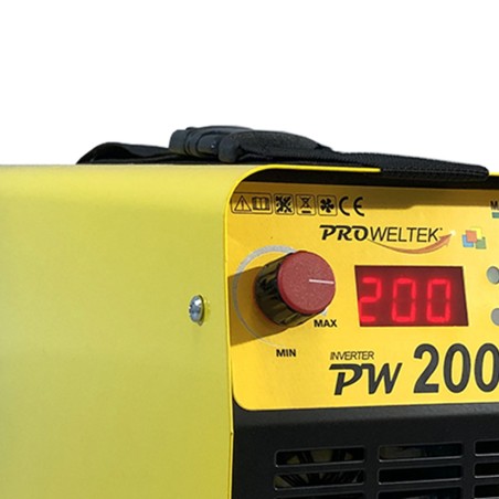 Poste à souder Inverter 200A Numérique Soudure Acier Inox Fonte + Mallette Proweltek