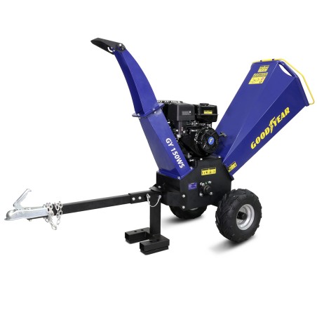Broyeur végétaux thermique 11000W 15CV Branches Ø12cm Max Démarrage manuel GOODYEAR
