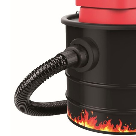 Aspirateur et souffleur de cendres 18V Cuve 10L + Batterie lithium 18V- 2.0ah NIKLAS
