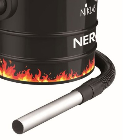 Aspirateur et souffleur de cendres 18V Cuve 10L + 2 Batteries lithium 18V- 2.0ah NIKLAS