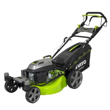 Tondeuse à gazon Autotractée 6.5CV Moteur essence 4T 196Cm3 Largeur 508mm Roues avant pivotantes Surfaces 2000m² VITO