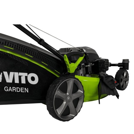 Tondeuse à gazon Autotractée 6.5CV Moteur essence 4T 196Cm3 Largeur 508mm Roues avant pivotantes Surfaces 2000m² VITO