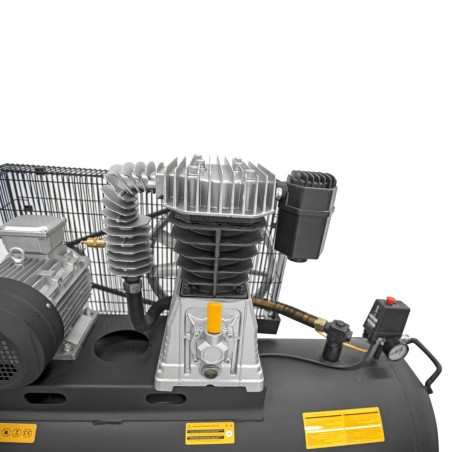 Compresseur d'air à Courroie triphasé 300L 10 Bar 4000W 5.5CV VITO 500L/min.