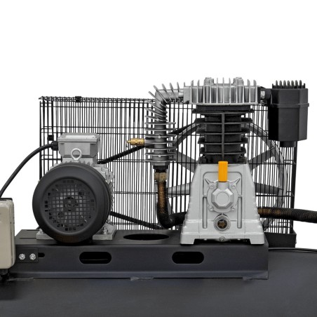 Compresseur d'air à Courroie triphasé 300L 10 Bar 4000W 5.5CV VITO 500L/min.