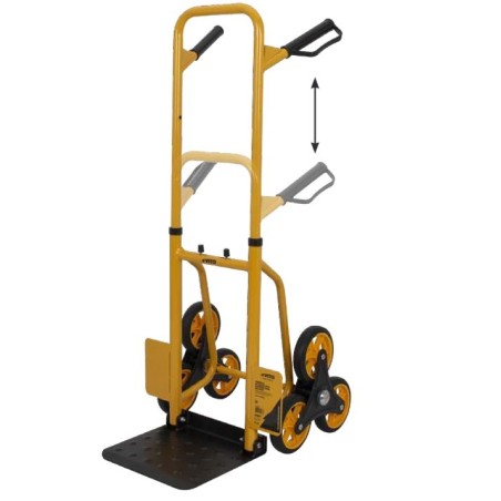Chariot de manutention 2x3 Roues pivotantes Diable pliable Charge 150kg VITO