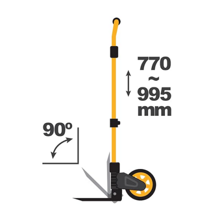Chariot à roues Diable pliable Charge 80kg Mat réglable VITO