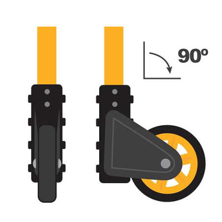 Chariot à roues Diable pliable Charge 80kg Mat réglable VITO