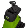 Broyeur de végétaux 2500W Bac 45L Coupe Branches 45mm Elagage Jardinage Taillage VITO