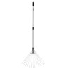 Balai à gazon aluminium 15 dents Manche télescopique 89.5 - 180 cm VITO