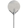INTEC- Pelle à pizza Ronde Aluminium alimentaire spatule Ø36cm Manche 65 à 120 cm Qualité Professionnelle