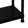 Etagère plastique 4 tablettes L61xP31xH131cm NOIRE Charge 120kg ITOOLS