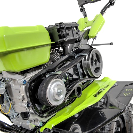 Motoculteur à essence Moteur 4T 212 Cm3 7CV 5200W + Jeu de FRAISES + Butteur VITO