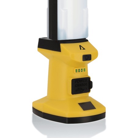 Lampe de travail LED portable 20W 6 fonctions 1500Lm Portée 53m 6000K Base aimantée IP22 ASLO