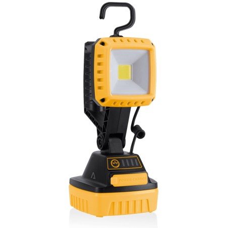 Lampe de poche LED 10W Portée 44m Base aimantée 1000Lm 6000K 4 modes Orientable ASLO