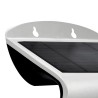 Projecteur Led Mural Solaire 14 x 10.9 x 21.2 cm GRIS Détecteur de mouvements 3.2W 400 Lm ASLO