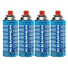 Pack de 4 Cartouches gaz 227g Bouteille de gaz Butane Camping Réchaud Barbecue KEMPER