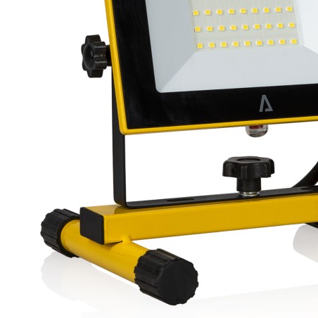 Projecteur LED portable 30W 2700Lm 6500K Extérieur/Intérieur IP65 ASLO