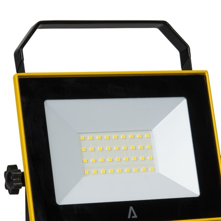 Projecteur LED portable 30W 2700Lm 6500K Extérieur/Intérieur IP65 ASLO