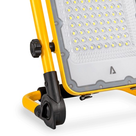 Projecteur LED rechargeable 30W 1200Lm 6000K Extérieur/Intérieur 3 modes Autonomie 4-12h ASLO