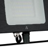 Projecteur LED NOIR 20W SMD 1600Lm Blanc chaud 3000K 230V Extérieur/Intérieur IP65 ASLO