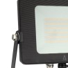 Projecteur spot LED noir 20W SMD 1600Lm Blanc neutre 4000K 230V Extérieur/Intérieur IP65 ASLO