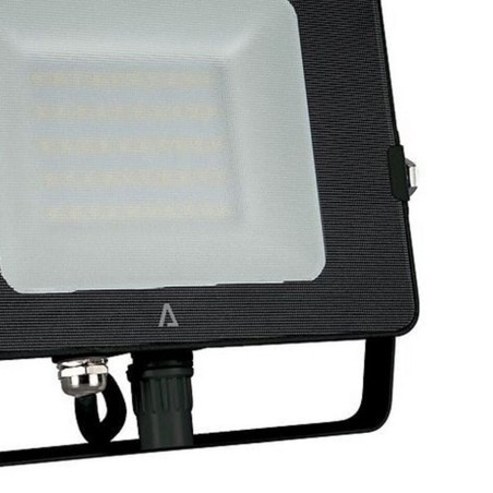 Projecteur spot LED noir 20W SMD 1600Lm Blanc neutre 4000K 230V Extérieur/Intérieur IP65 ASLO