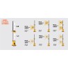Lampe de travail LED portable 20W 6 fonctions 1500Lm Portée 53m 6000K Base aimantée IP22 ASLO