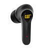 Ecouteurs sans fil Bluetooth noir Réduction de bruit Portée 10m autonomie 4-5h IP55 IOS Android CAT