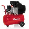 Compresseur d'air 24L 8 bar 2CV 1.5KW 115 PSI + Kit Air comprimé 5 Pièces ITOOLS