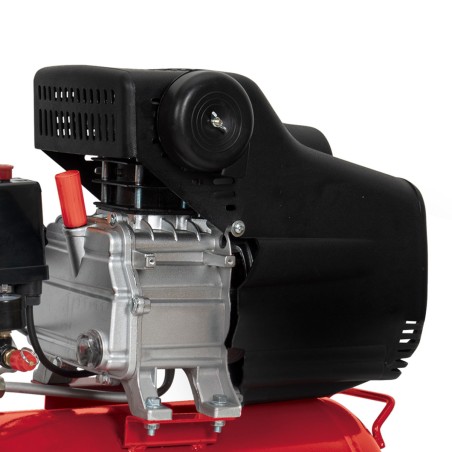 Compresseur d'air 24 Litres 8 bar 2CV 1.5KW 115 PSI + Kit Air comprimé 5 Pièces ITOOLS