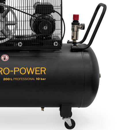 Compresseur d'air à Courroie 200 Litres 4CV 3KW Pression 10 Bar 230V VITO